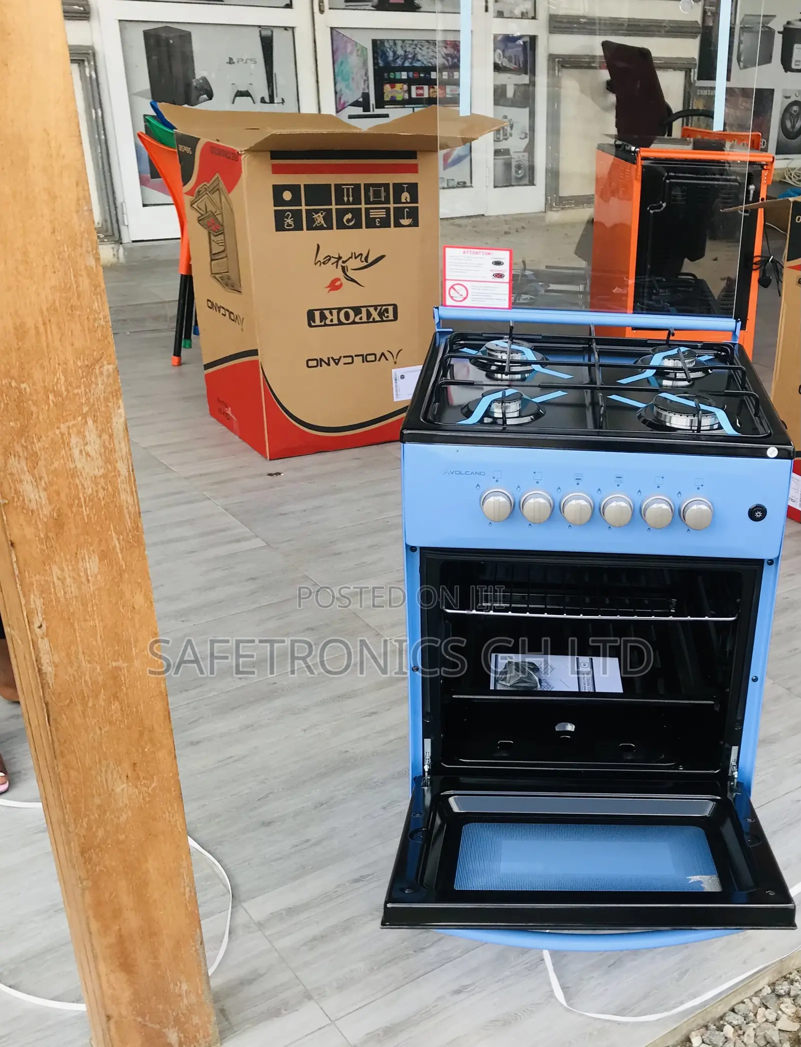  Adjustable Blue 50by50 Oven/Grill Volcano 4 Burner 