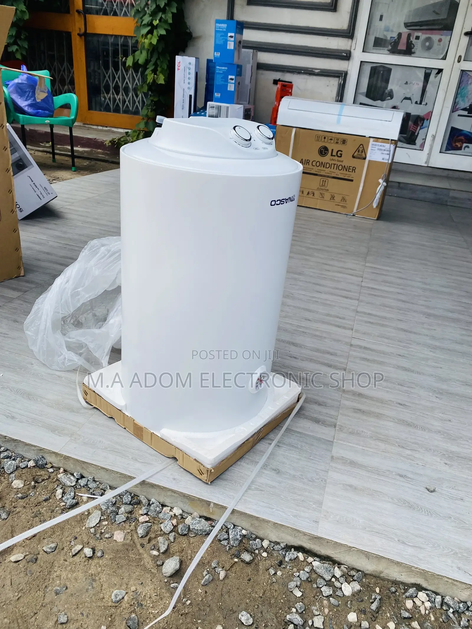 Long Lasting Nasco 50ltrs Electric Water Heater(White).