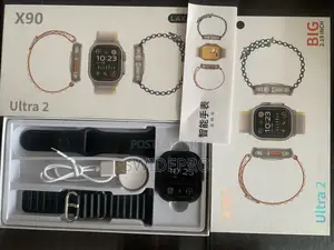 X90 Ultra 2 Smart Watch + Charger + Extra Straps
