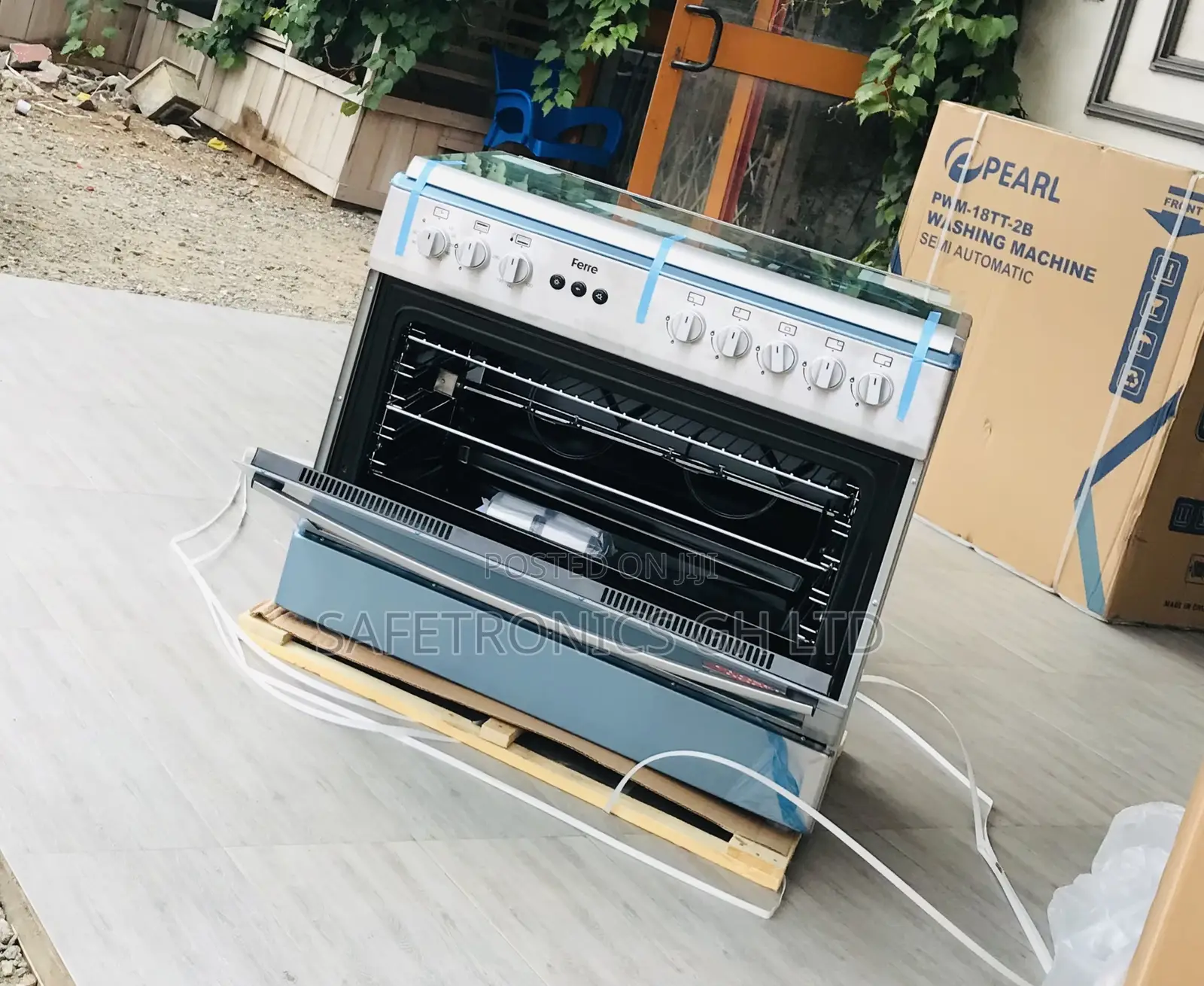 Oven/Grill 5 Gas Burner 60by90 Ferre Gray 