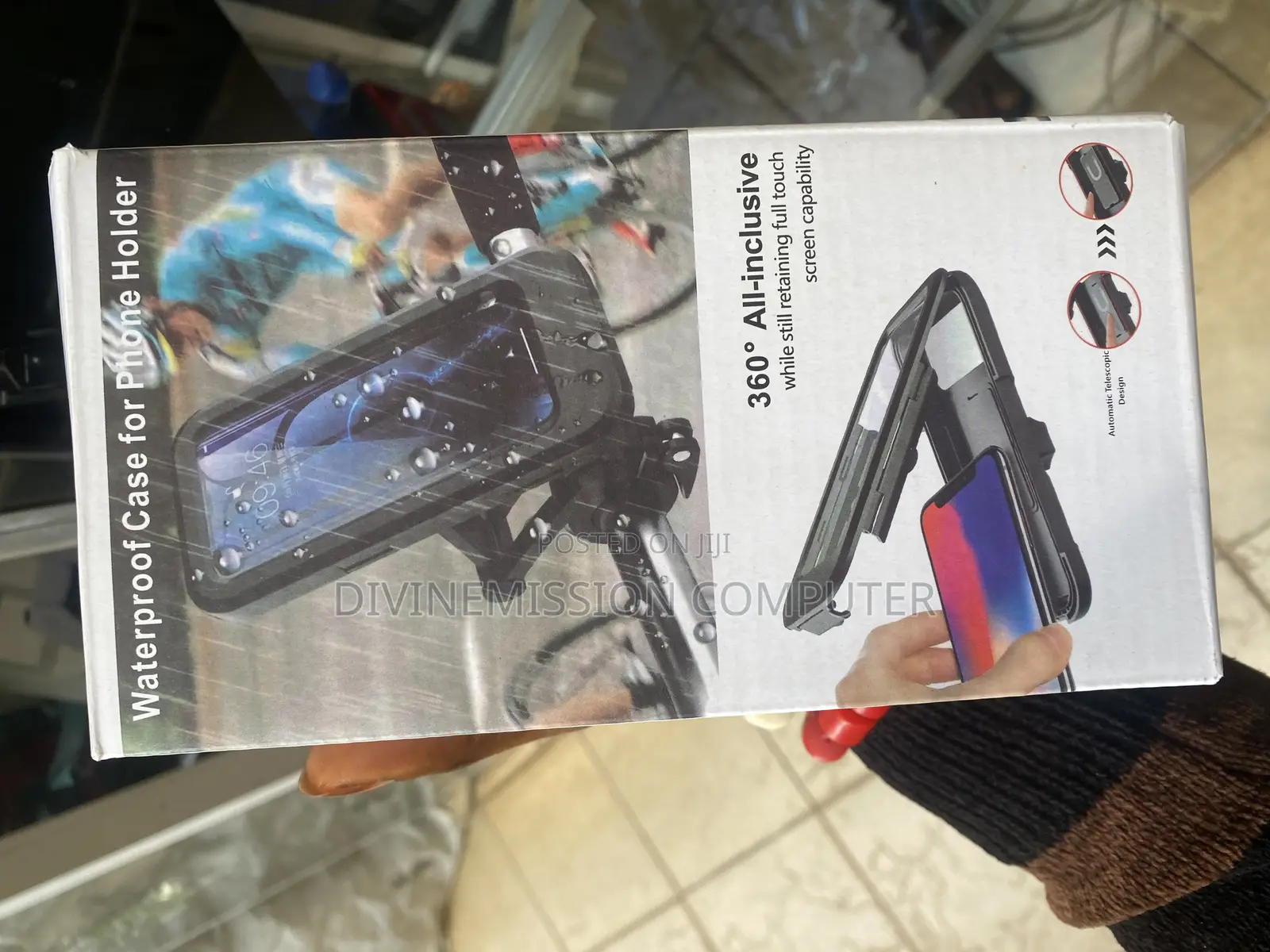 Waterproof Case for Phone Holder[ 360] Bikes and Motor Bikes