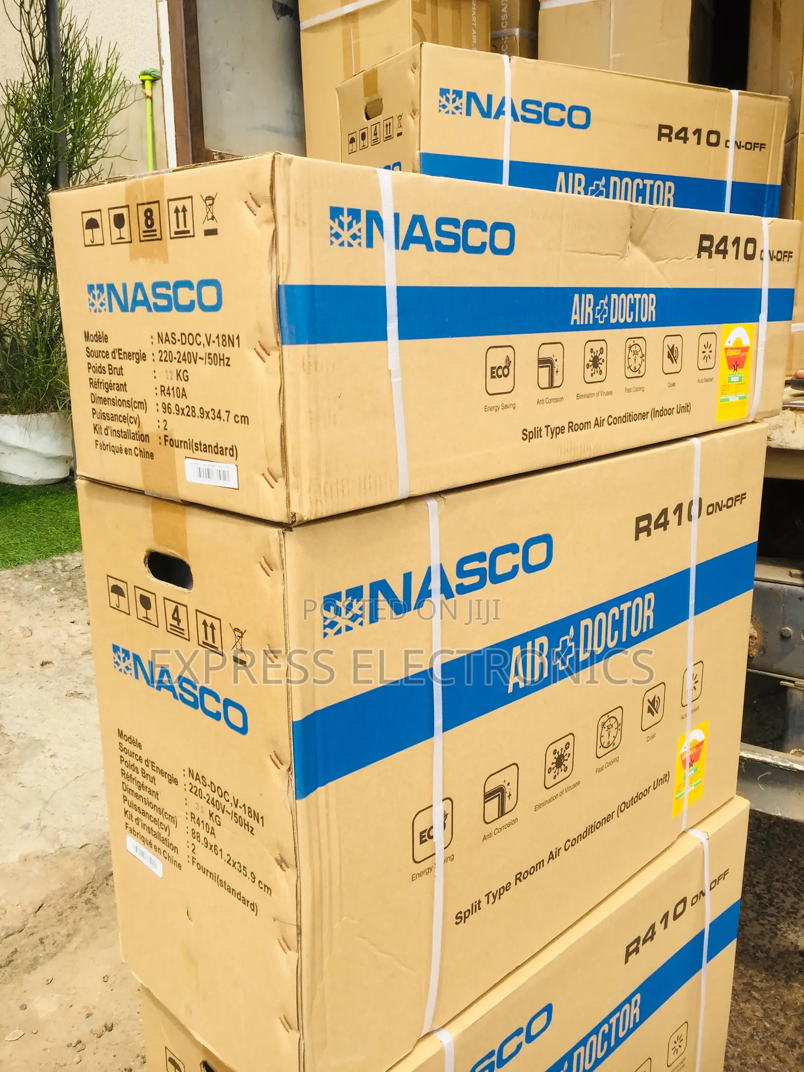 Auto Restart Function Split R410 Gas Air Doctor Nasco 2.0hp