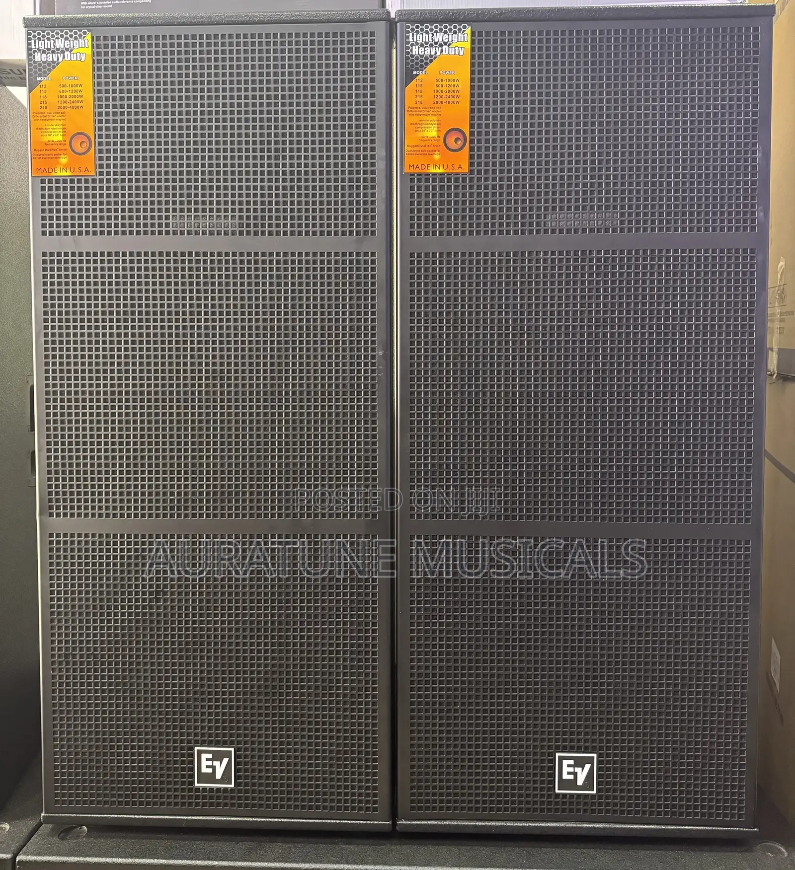 Ev Full Range Speaker