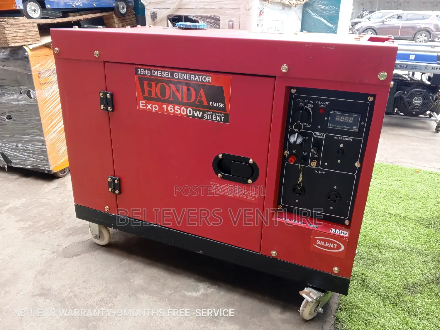 Japan Diesel 15kva Silent Generator / Honda Generator Plant