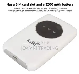 Universal 4g Wifi Router/Mifi/300mbps/Sim Card Slot,/3200mah