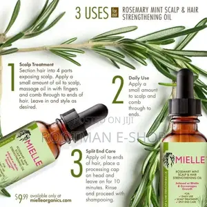 Mielle Rosemary Mint Scalp Hair Strengthening Oil