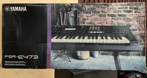 Yamaha PSR-E473 61-Key Portable Keyboard.