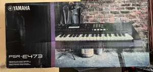 Yamaha PSR-E473 61-Key Portable Keyboard.