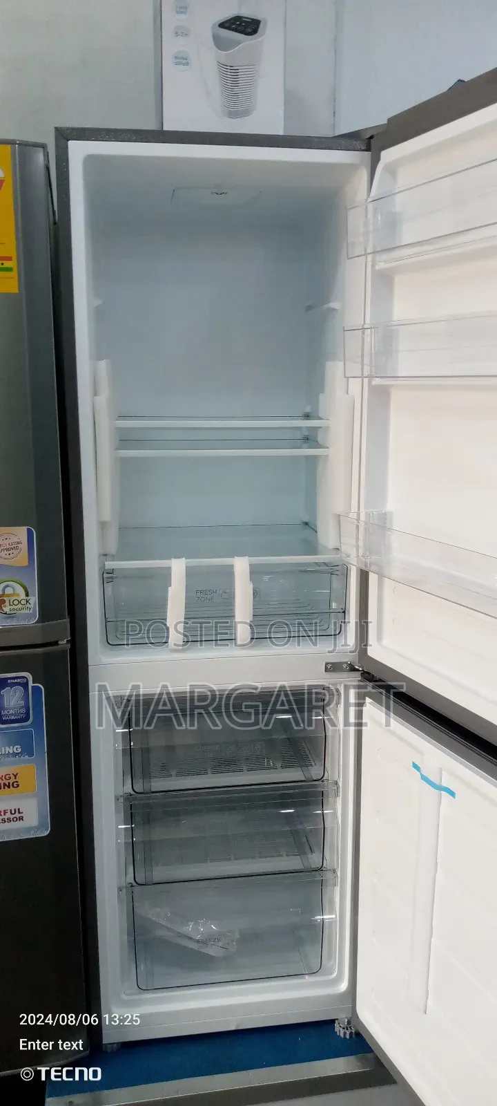 True TCL Double Door Fridge