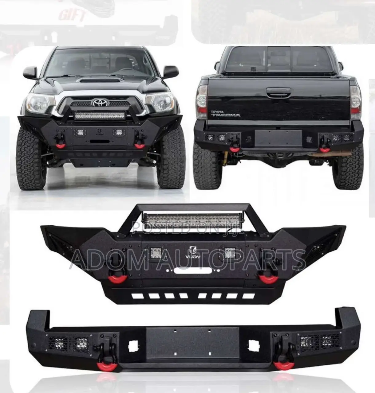 Toyota Tacoma Front and Back Bumper Guard Guide