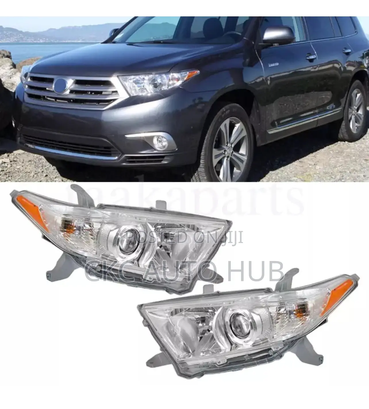 Highlander 2011 2012 2013 Headlight