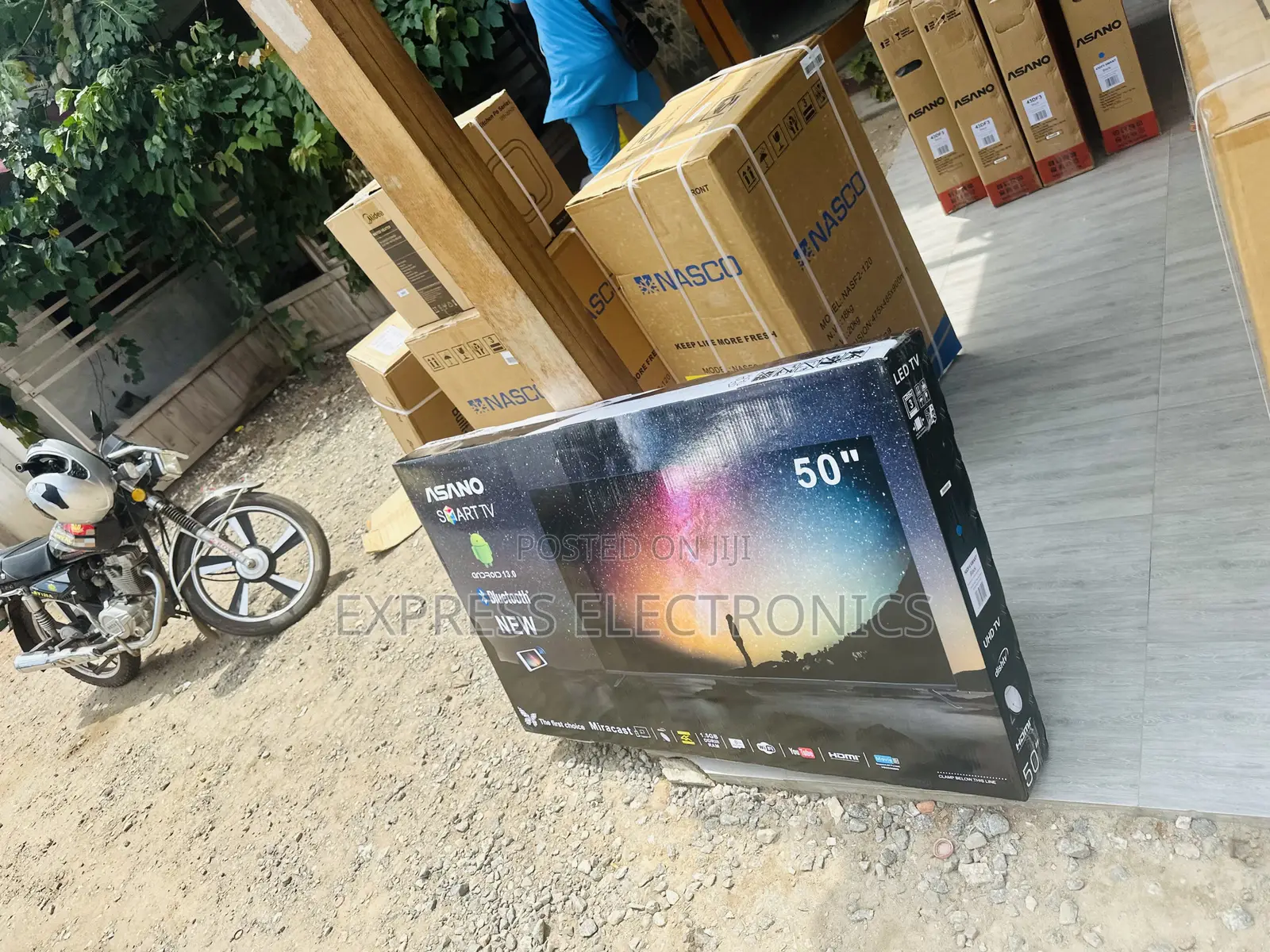 Very Affordable Asano 50”Uhd Smart Glossy Television