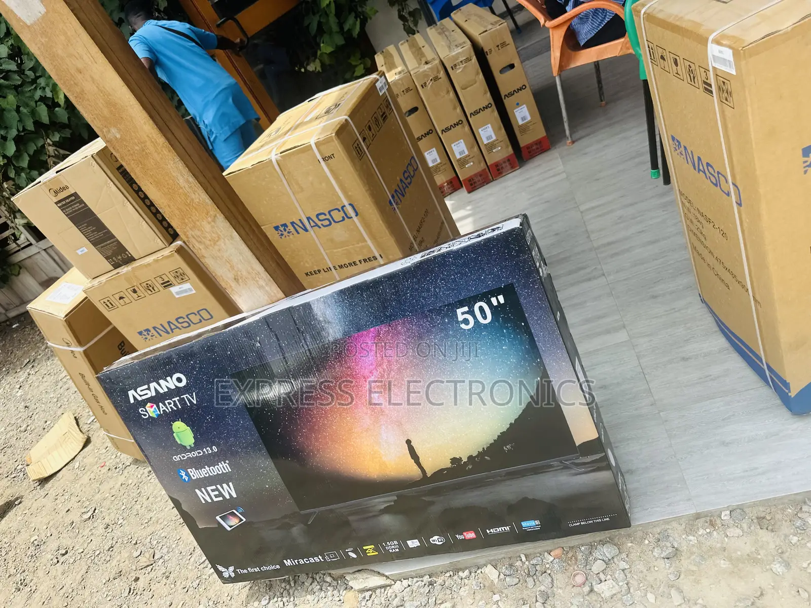 Very Affordable Asano 50”Uhd Smart Glossy Television