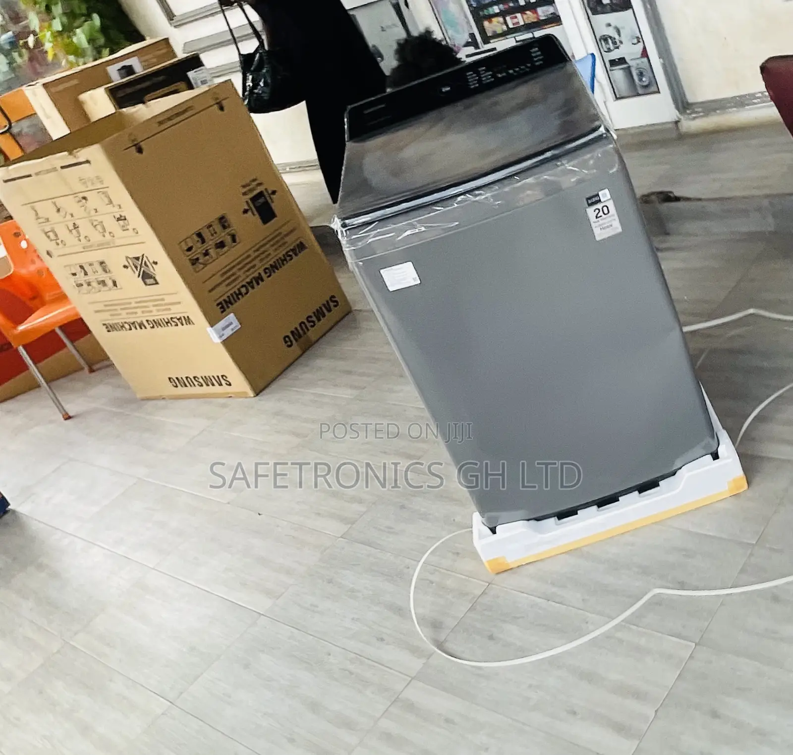 Durable Gray Full Automatic 13kg Topload Washer Samsung 