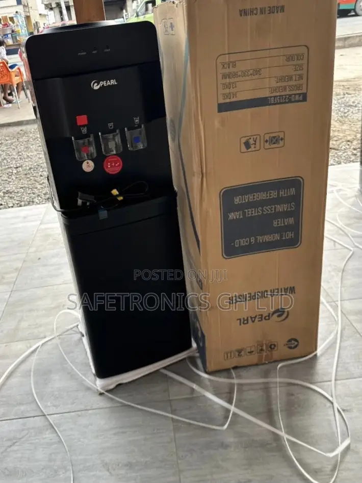 (Black) PWD-2215 Durable Pearl Hot/Cold Water Dispenser 