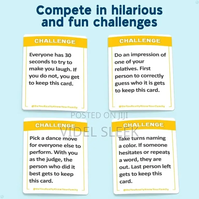 Do You Really Know Your Family Card Game