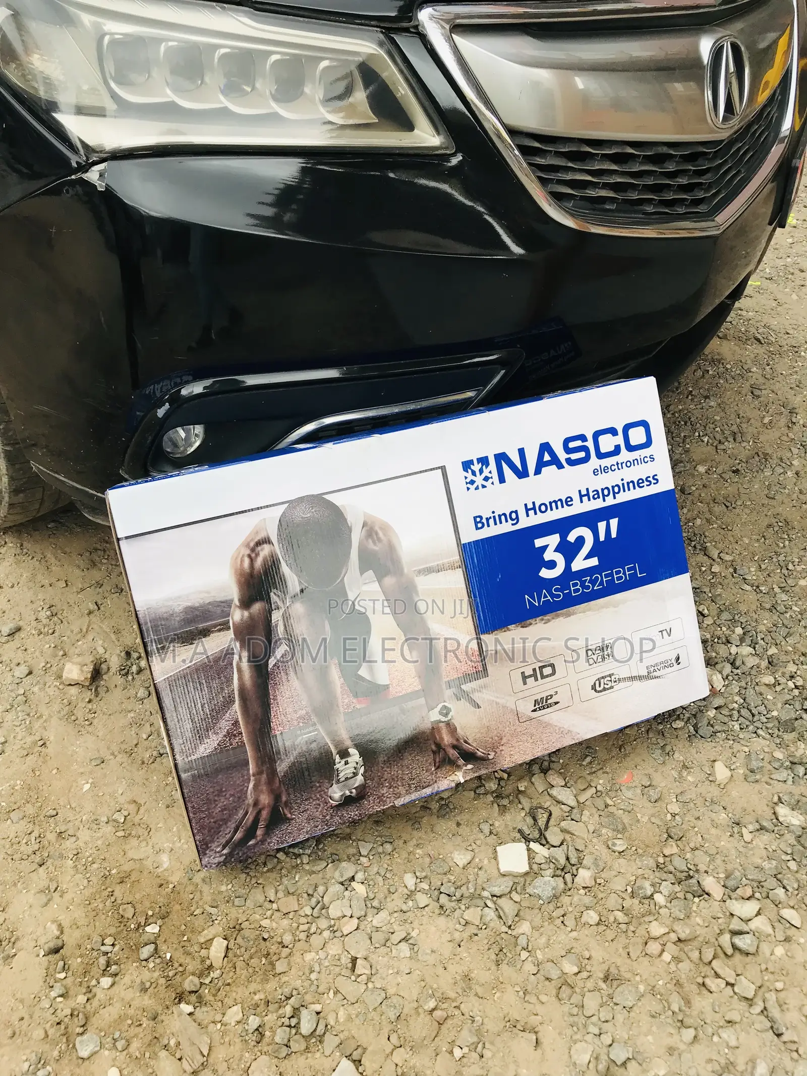 Affordable Nasco 32 Inch Digital Satellite New Frameless Tv.