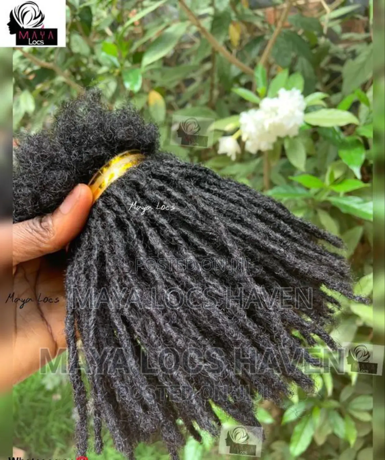100% Virgin Human Hair Locs (Textured Maya Locs)