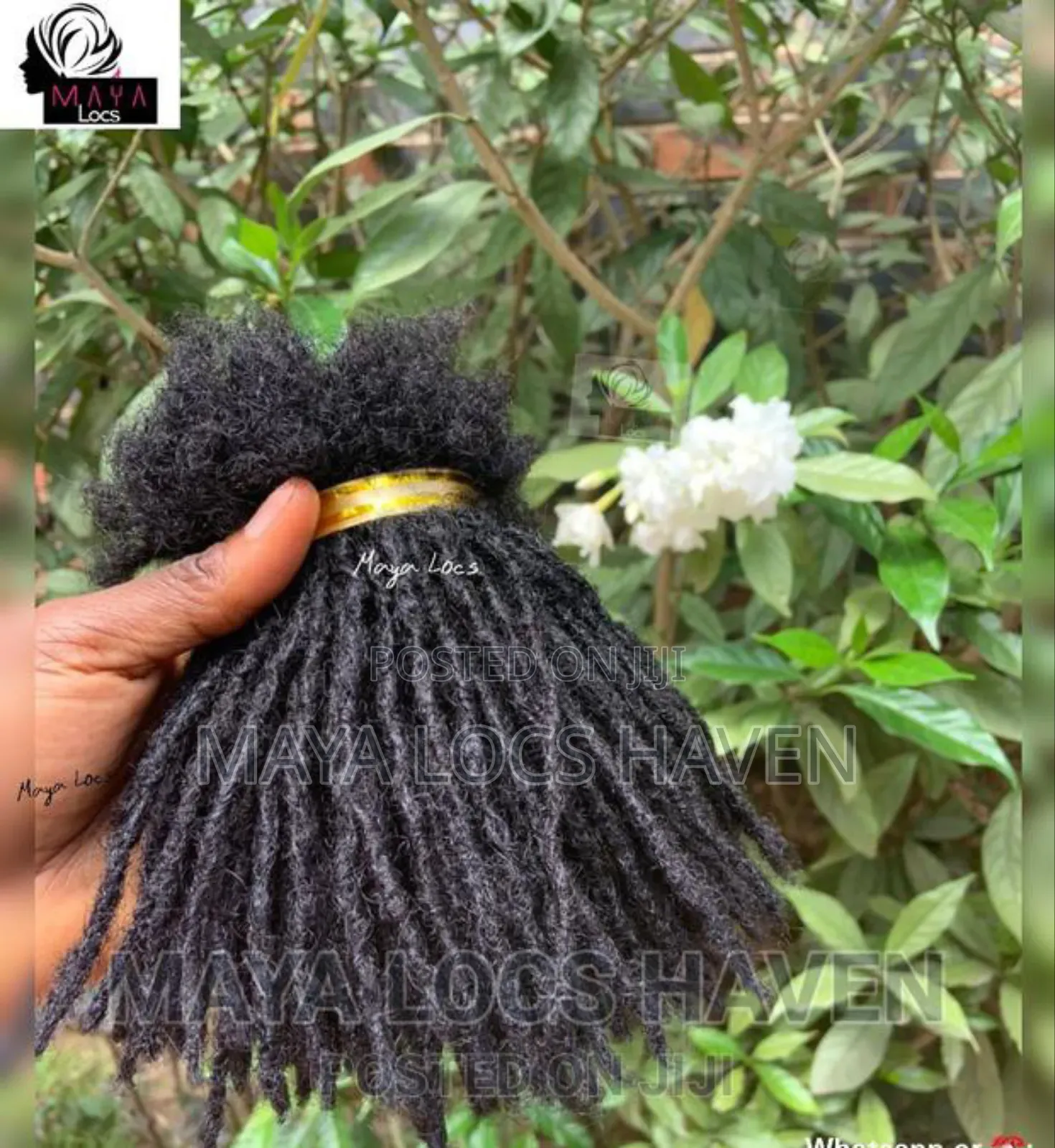 100% Virgin Human Hair Locs (Textured Maya Locs)