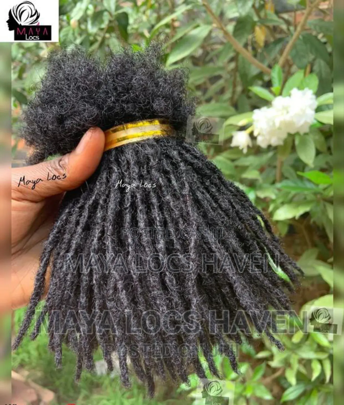 100% Virgin Human Hair Locs (Textured Maya Locs)
