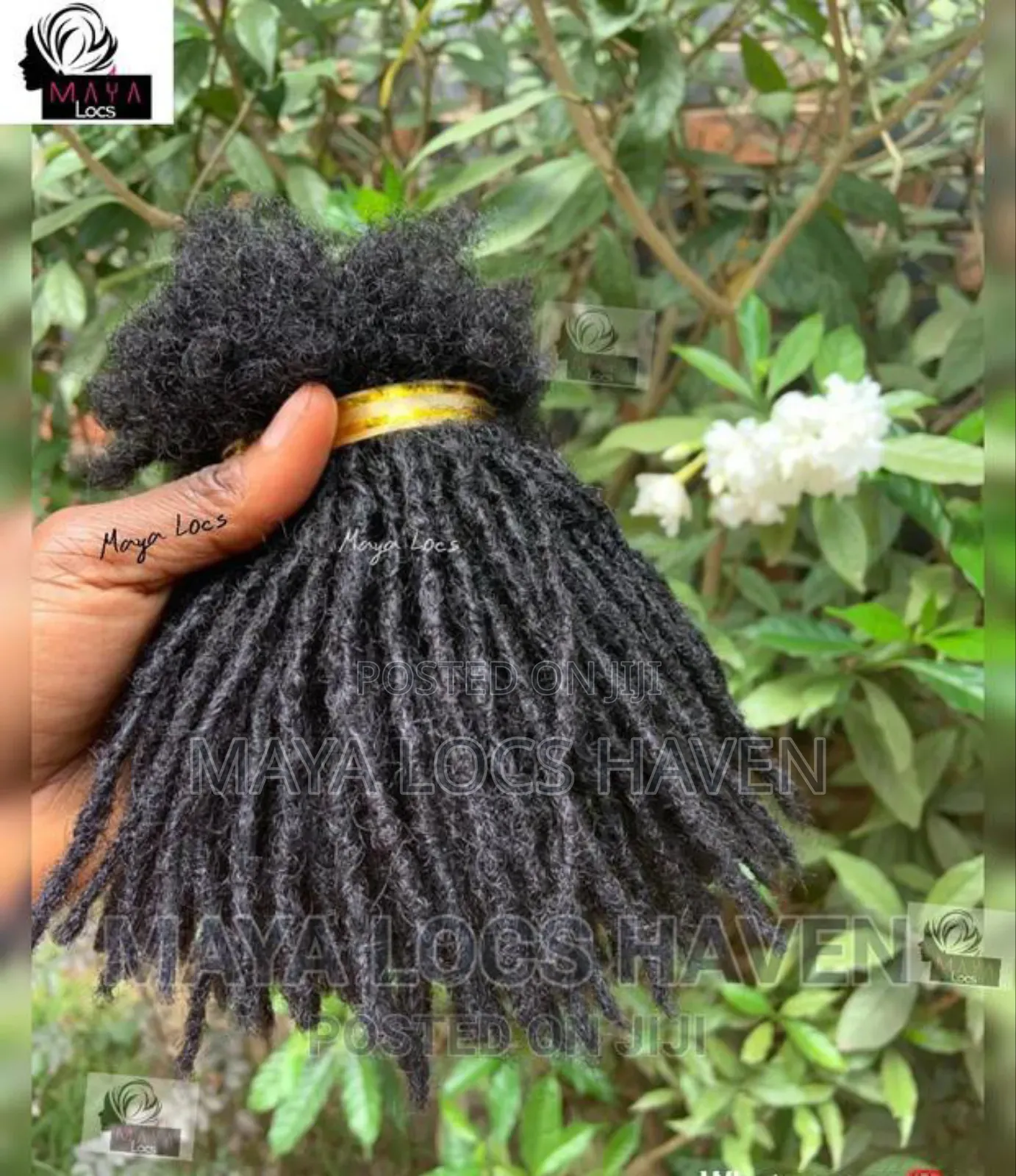 100% Virgin Human Hair Locs (Textured Maya Locs)