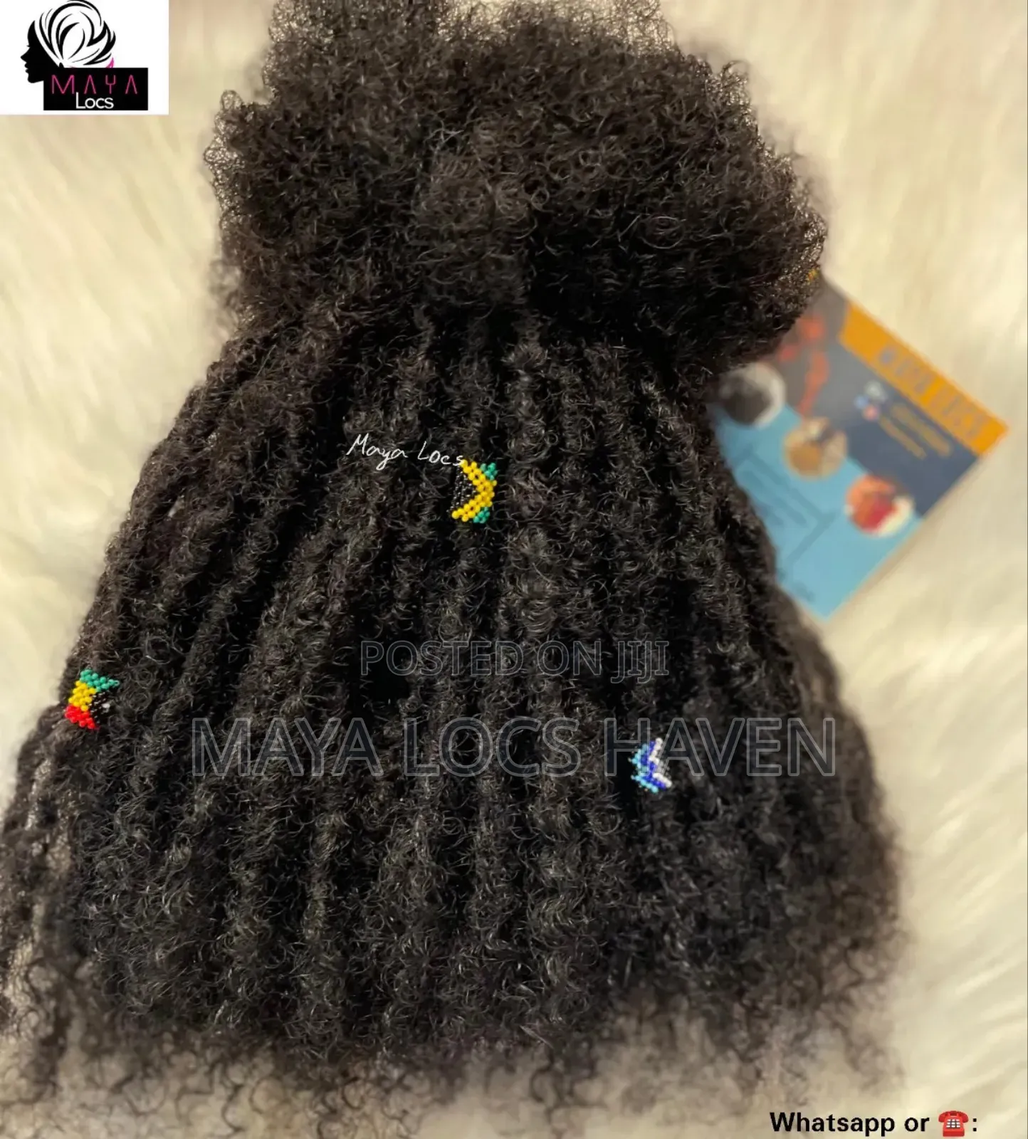 Lisa Bonet Locs With Curly Ends (100% Human Hair Maya Locs)