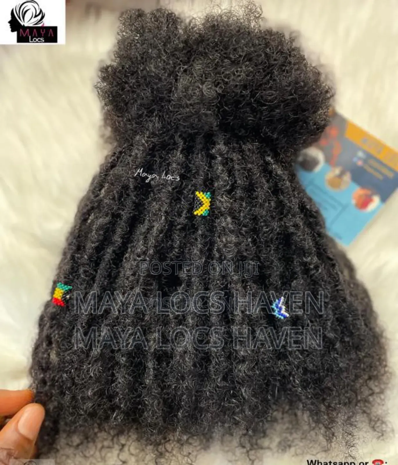 Lisa Bonet Locs With Curly Ends (100% Human Hair Maya Locs)