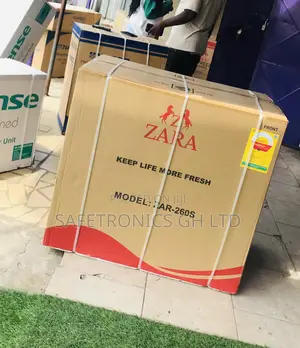  Sealed Gray Singledoor Zara 260s Chestfreezer 202L