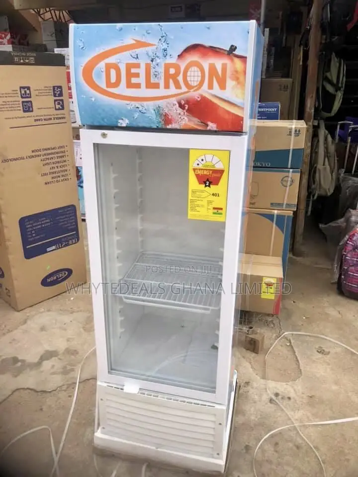 Delron DDF-218 Showcase Display Refrigerator BEVERAGE COOLER