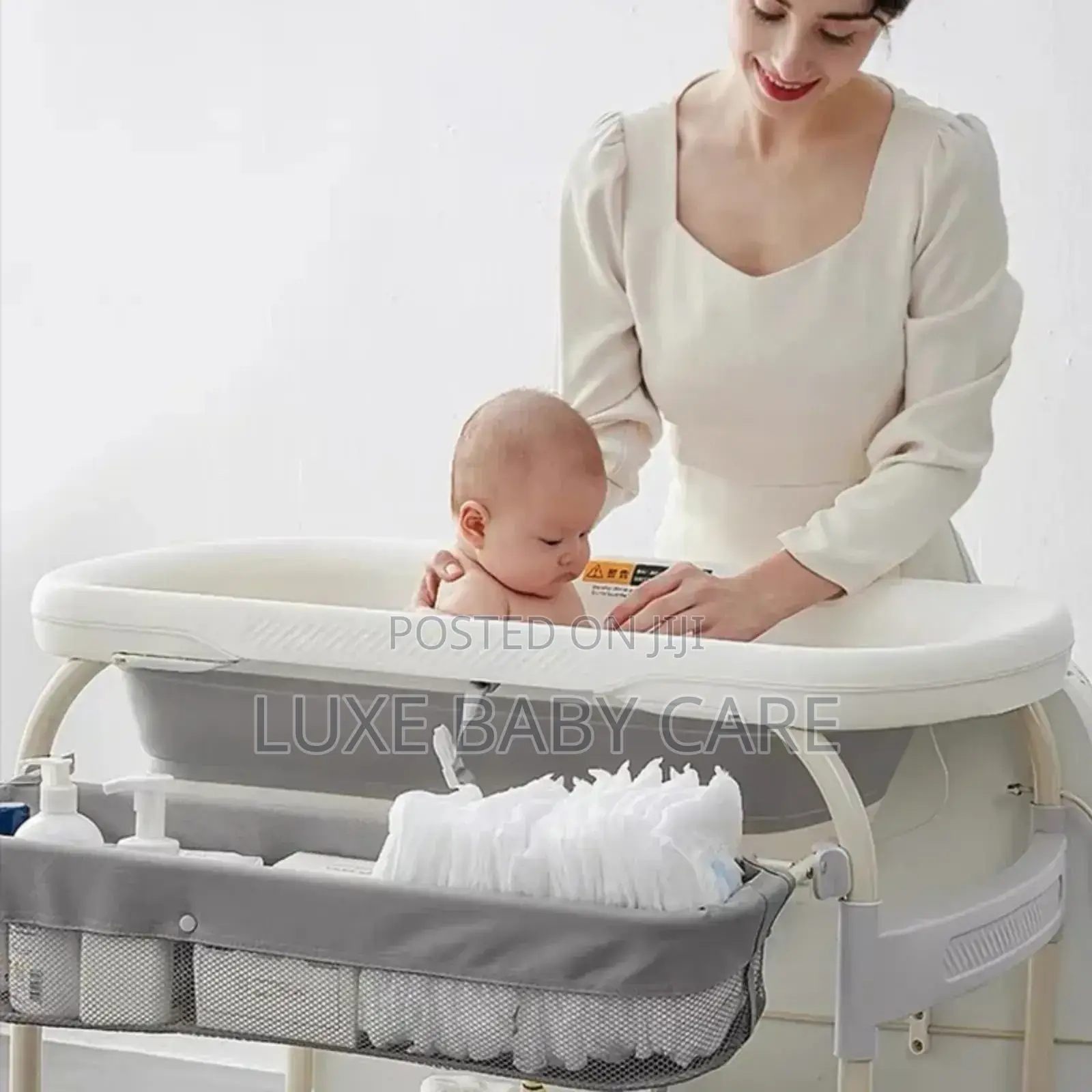 3 IN 1 Baby Bathtub, Changing Table, Storage Rack UNIT