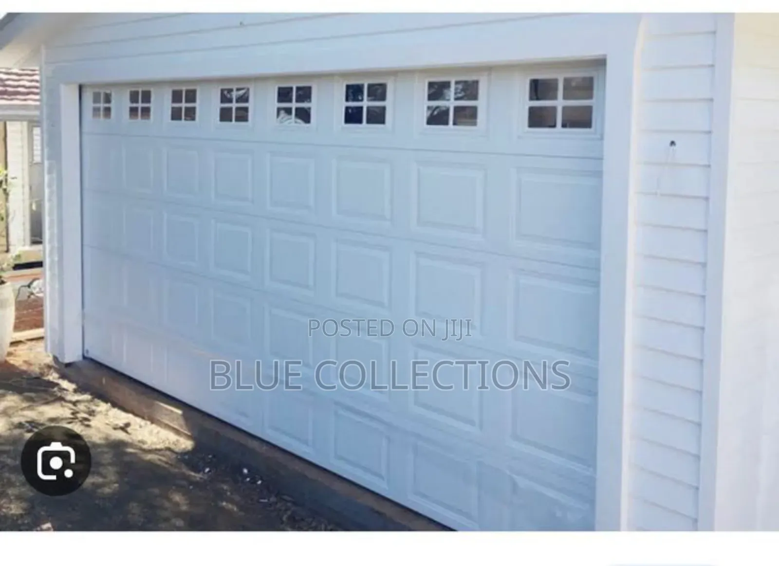 9×8 Garage Door With Fanlight and Remote