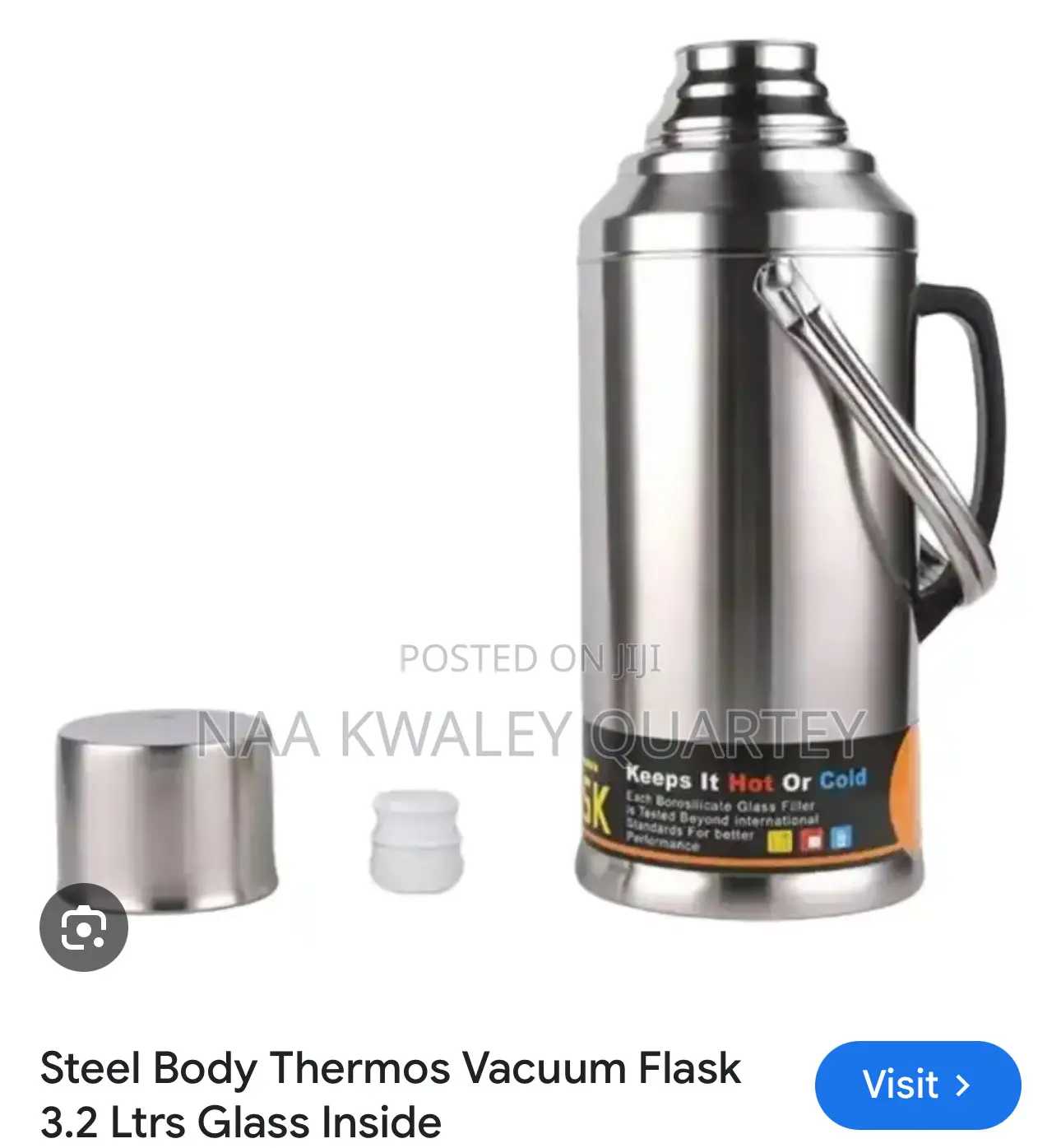 3.2 Litres Stainless Steel Flask