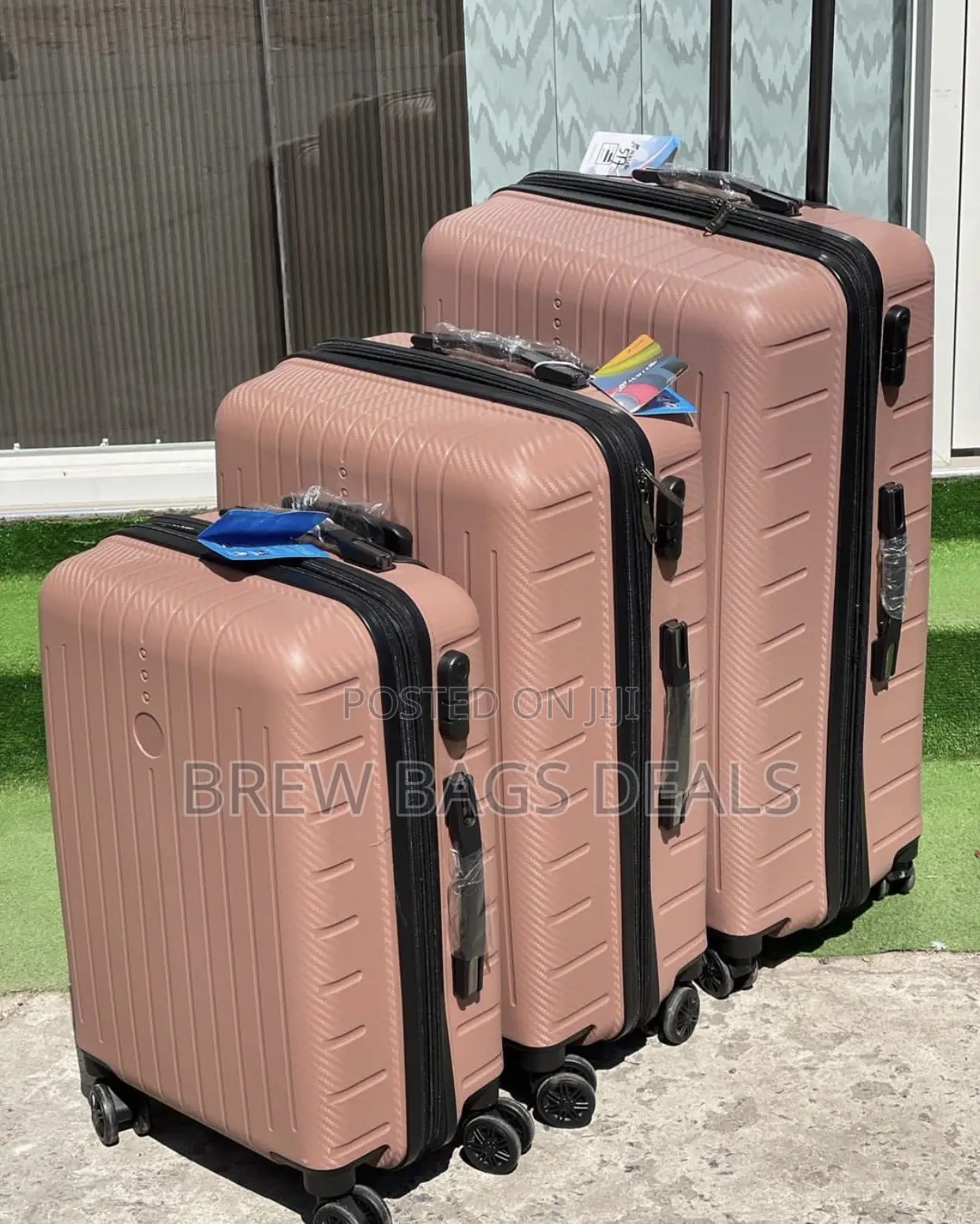 Original Jony 3set Fiber Anticrack Suitcase for Engagement
