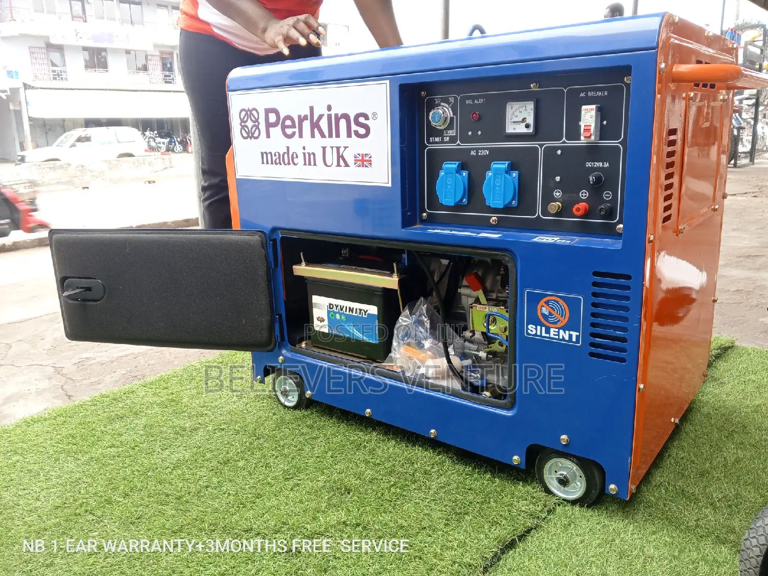 Brand New Perkins Generator 10kva 13000W Silent Diesel