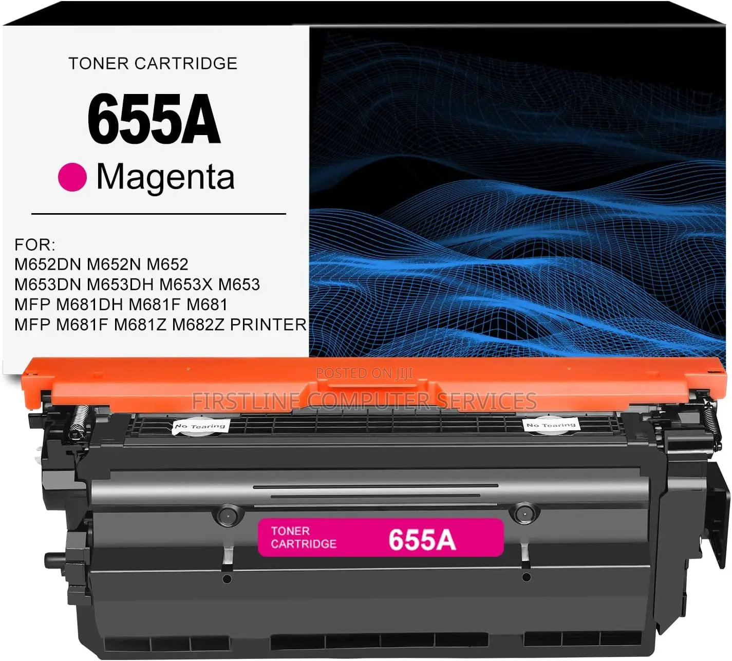 Hp 655a Black Toner Cartridge (Cf450a)