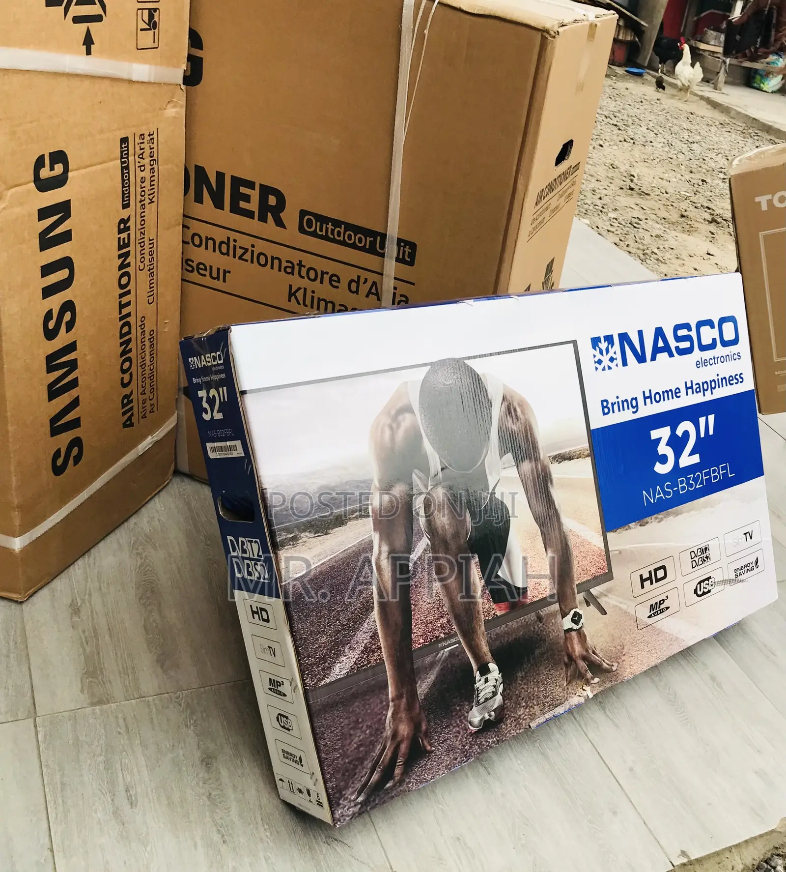 Check Out Authentic Nasco 32” Full Hd Satellite Television.