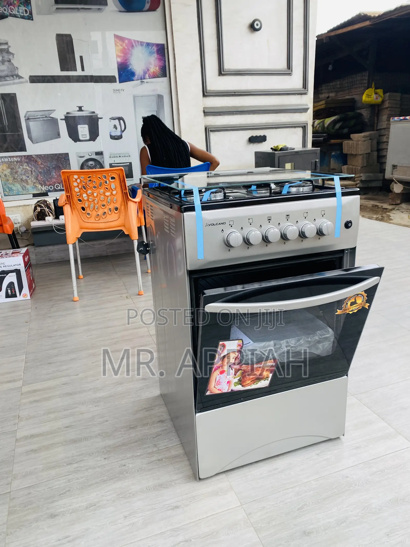 Check Out Volcano 50x50 Oven and Grill 4 Gas Cooker(Gray).