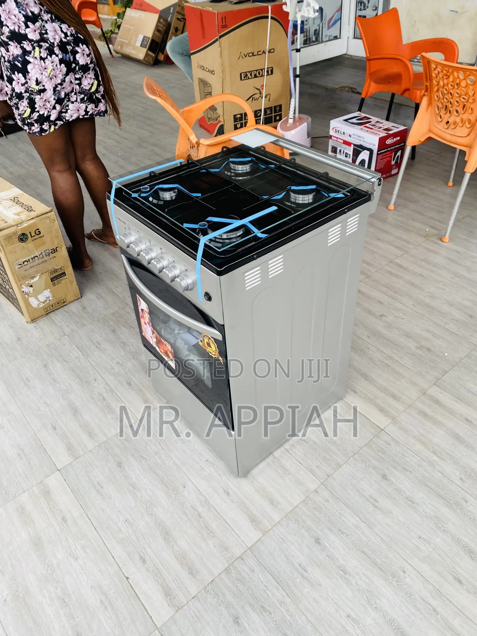 Check Out Quality Volcano Gas Oven 4 Burner(Gray).