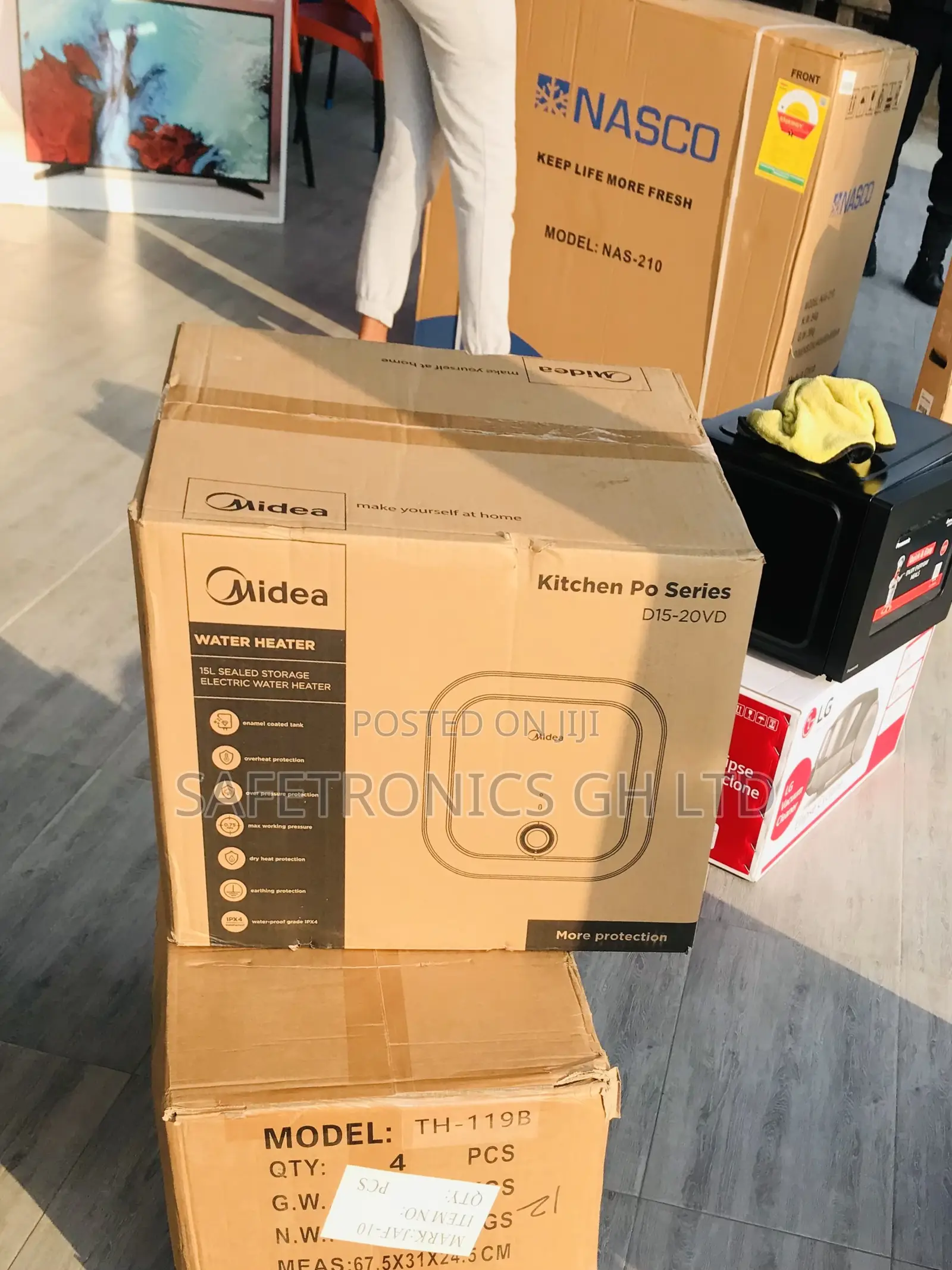  Water Heater 15 Liters Midea Available (White) 