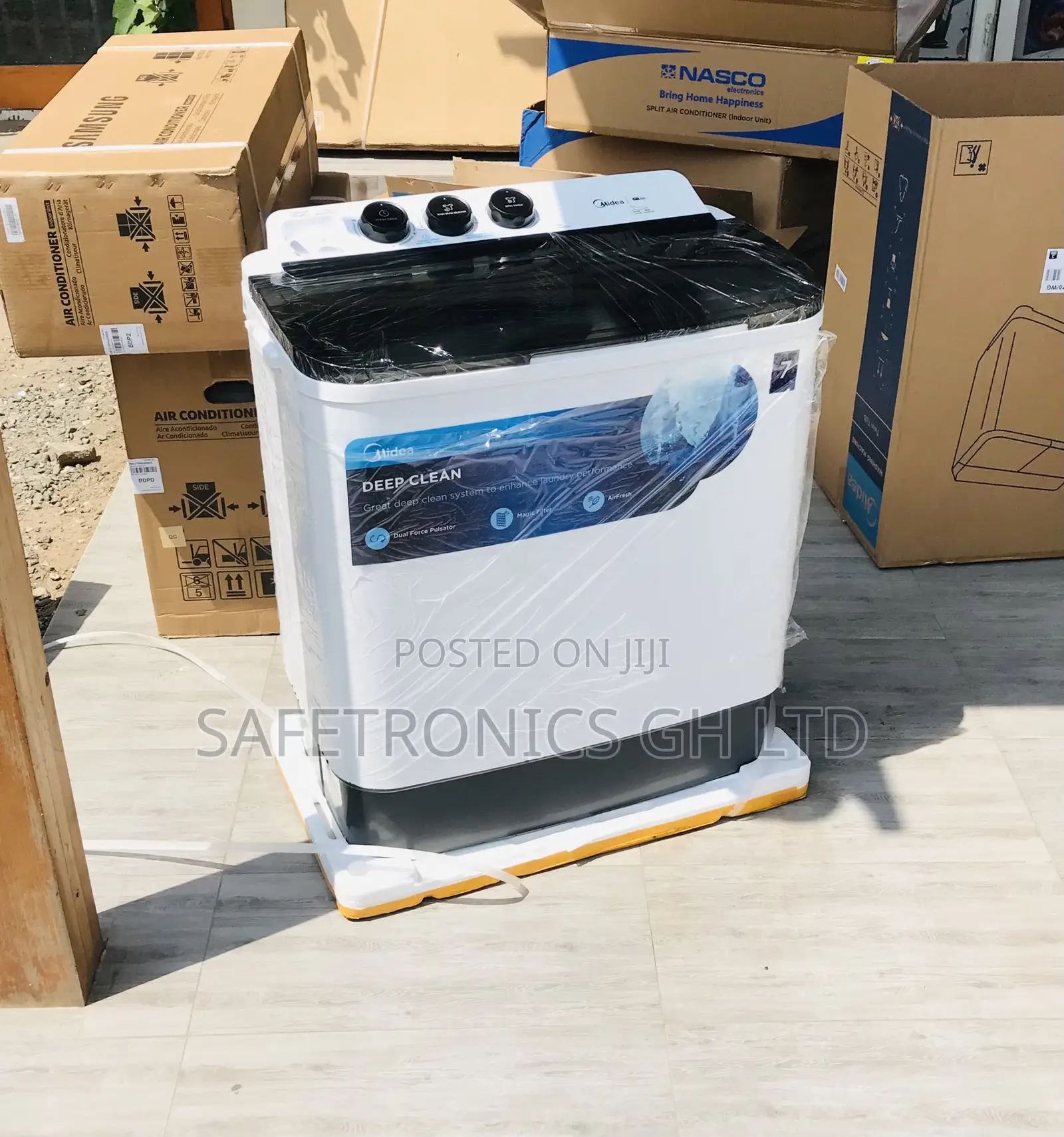 Available 7kg Topload Semiautomatic Midea Washer 