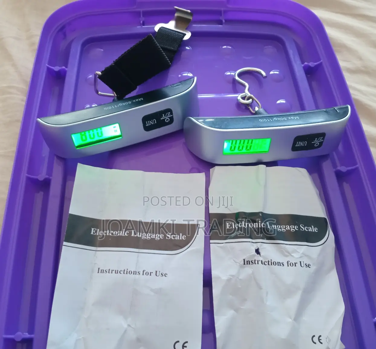Electronic Weighing Scale LCD Display 50kg for Luggage Etc