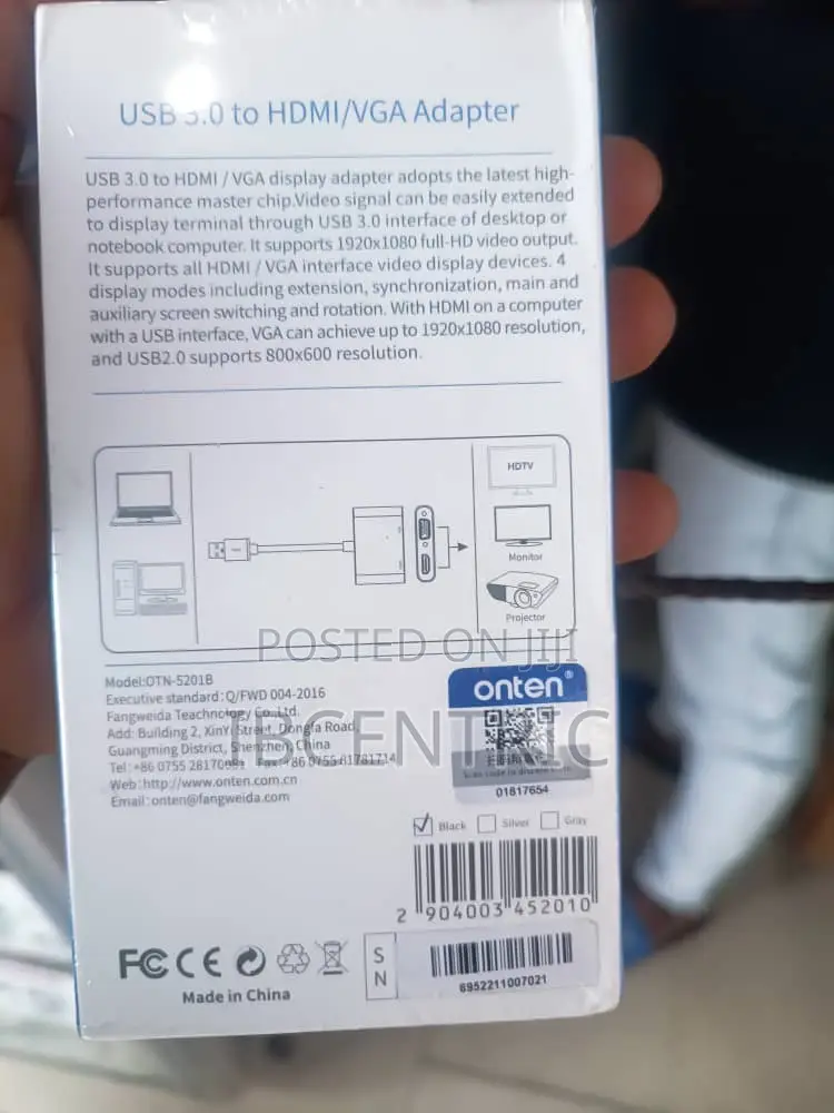 Onten USB 3.0 to HDMI Adapter