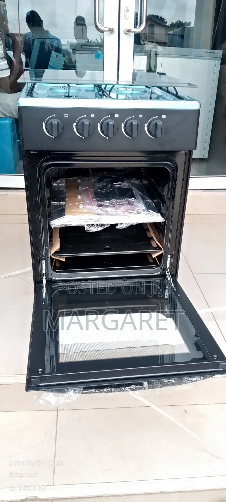 Original Midea 4 Burners Gas Cooker Oven and Grill