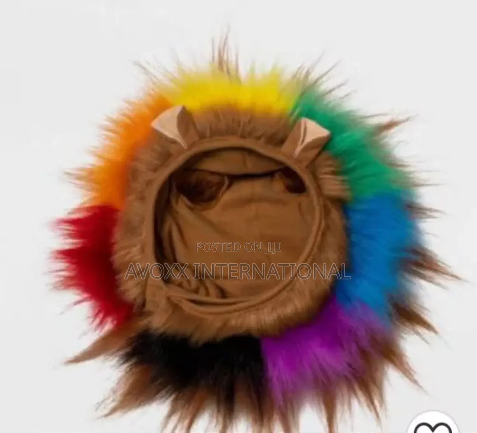 Takepride Lion Rainbow Headwear for Cat Dog Costume Large/Xl