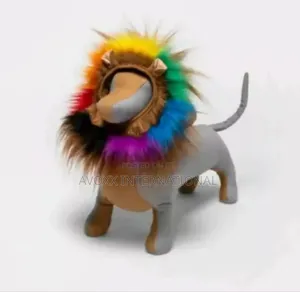 Takepride Lion Rainbow Headwear for Cat Dog Costume Large/Xl
