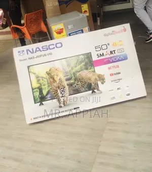 Check Out Quality Nasco 50” Uhd Smart Television(Black).