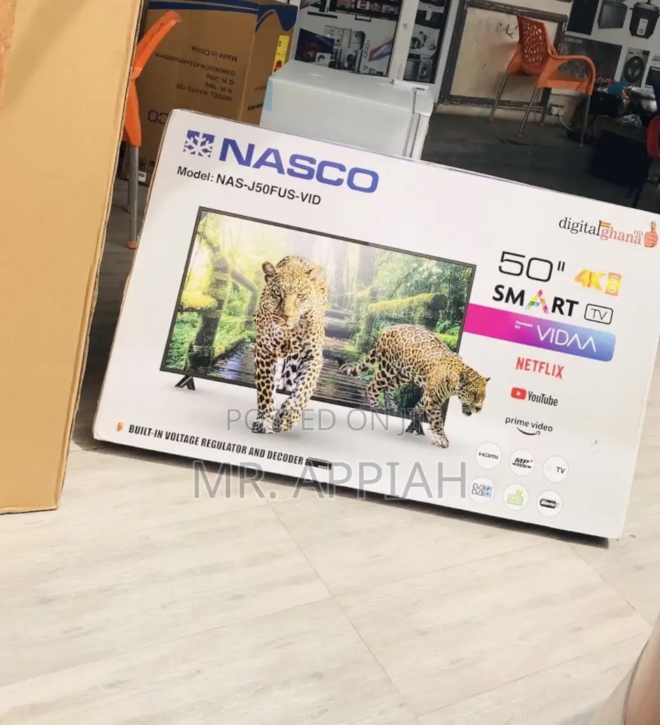 Buy Nasco 50 Inch Uhd Smart Television(Black).