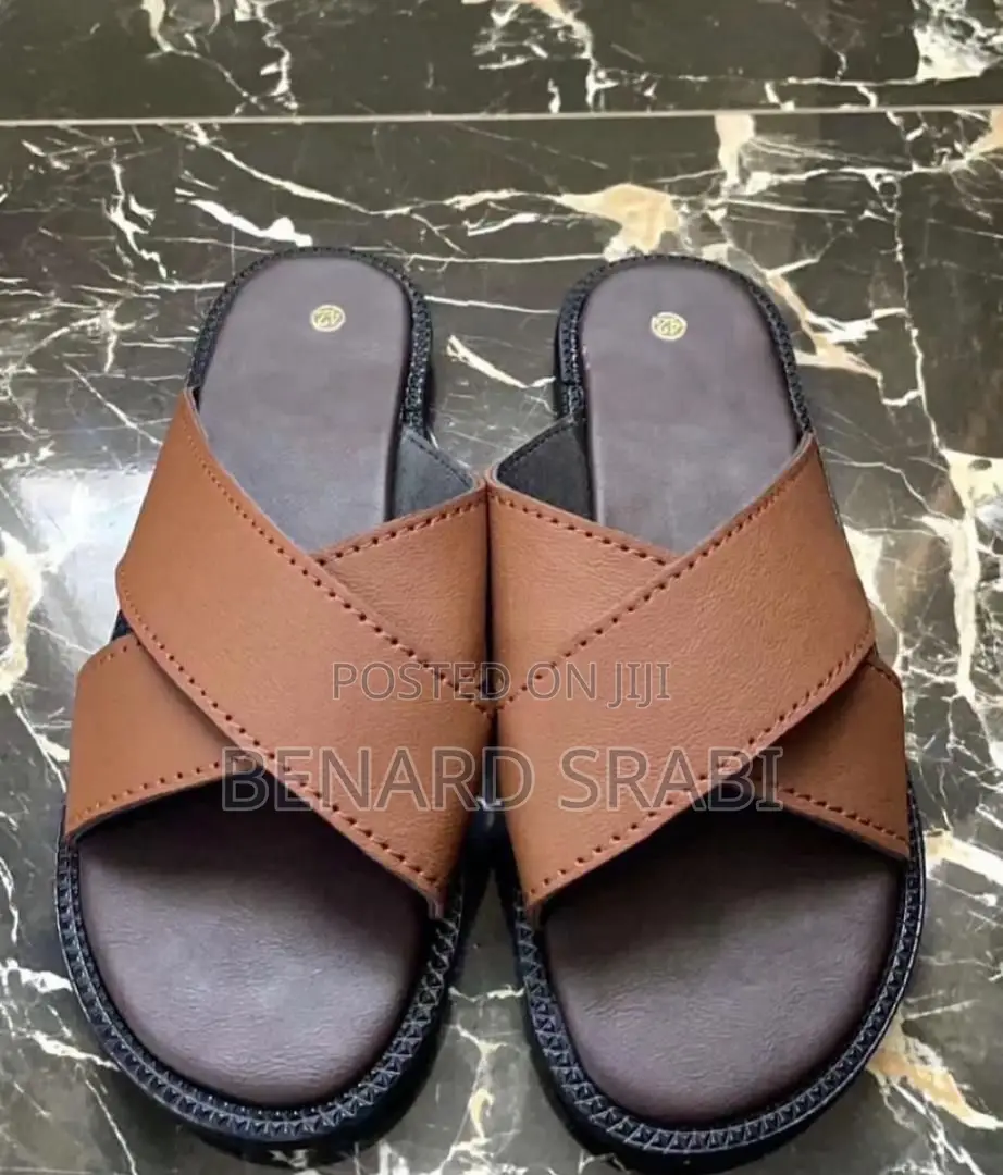 Quality Leather Men Slippers