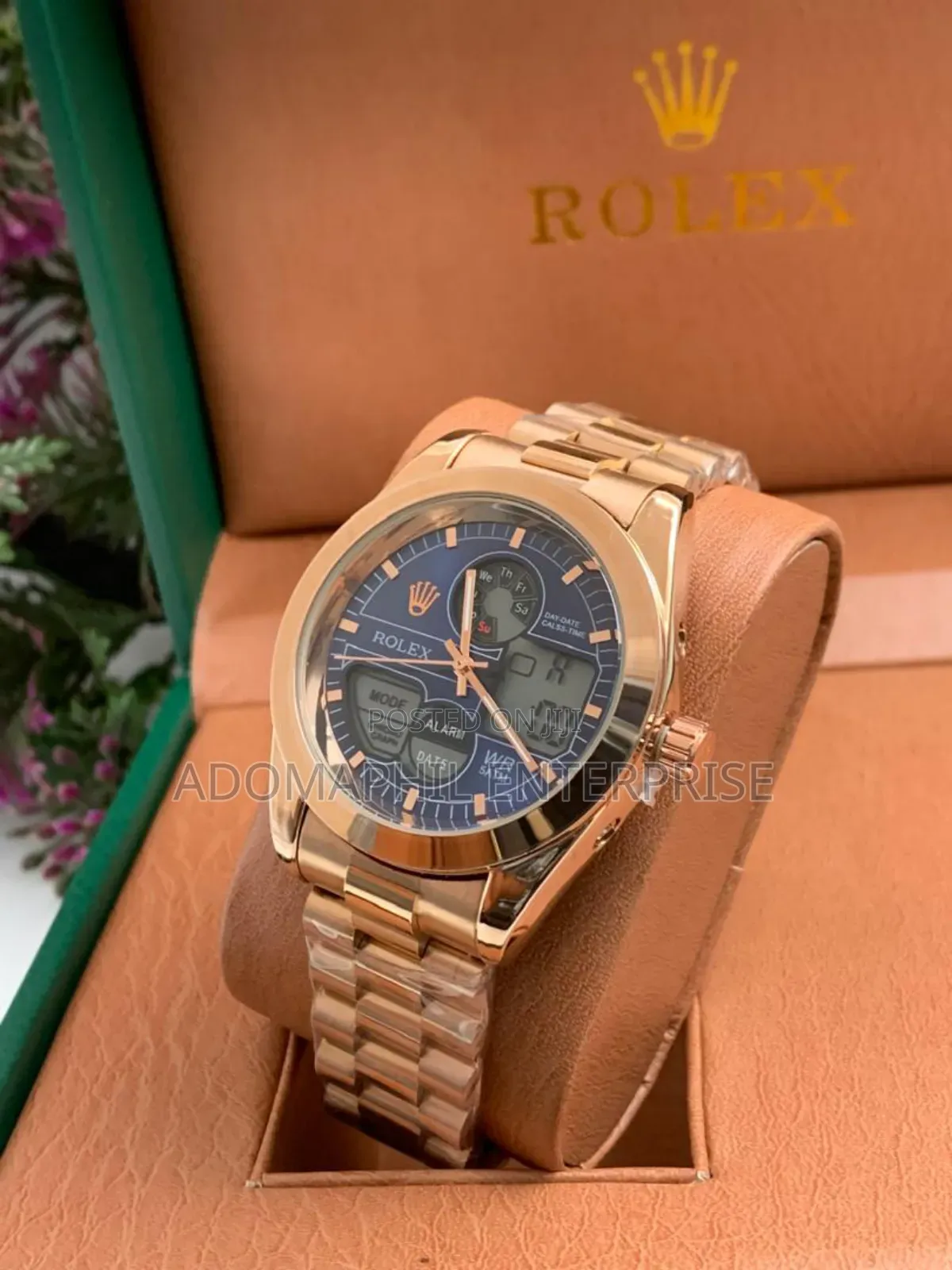 Anti-Fade Rolex Chain Watch
