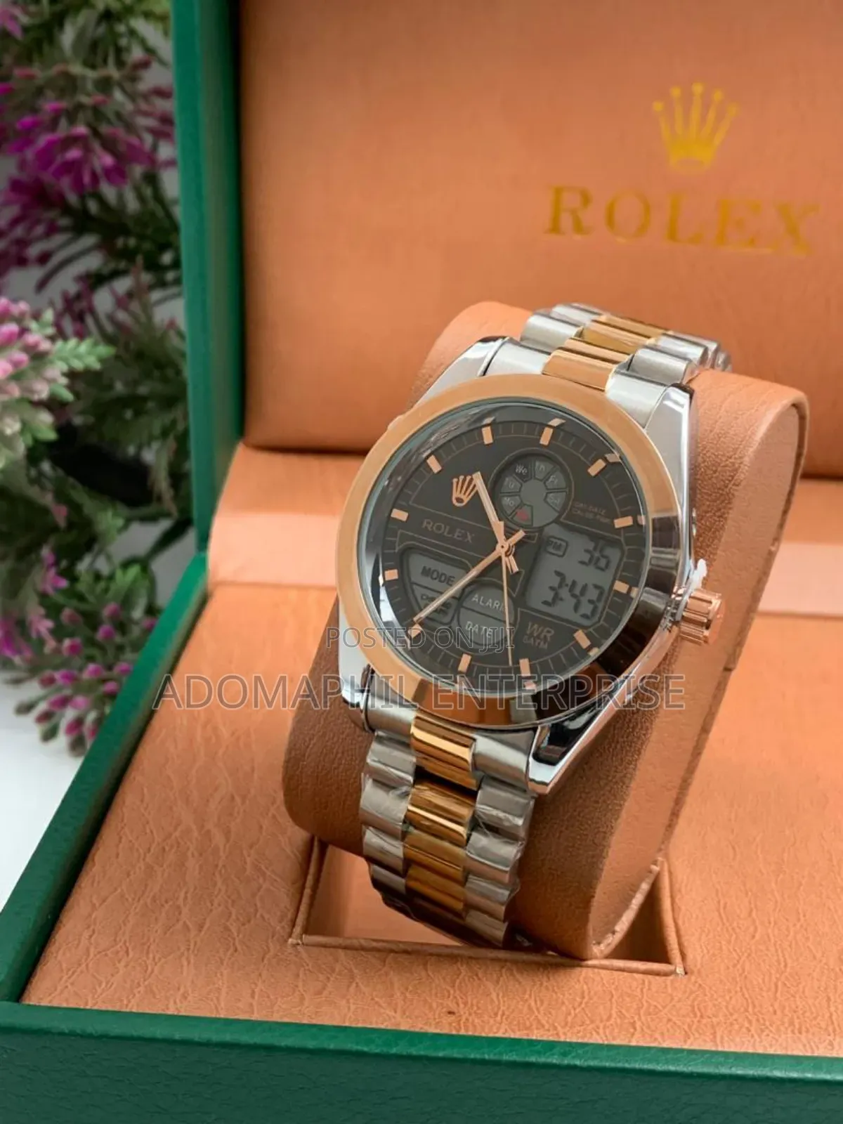 Anti-Fade Rolex Chain Watch